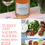 Turkey and Salmon Sliders Paired with Rosé