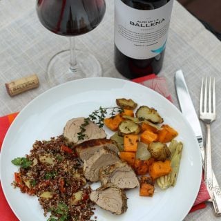 Uruguayan Tannat Paired with a Winter Plate