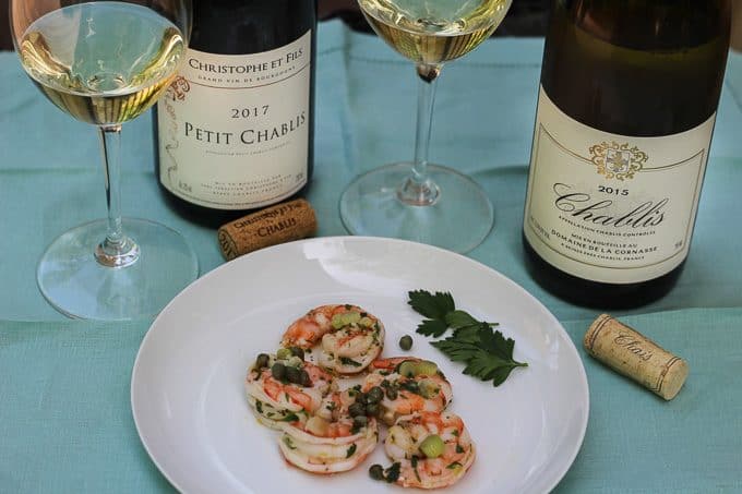 Pairing Chablis with Marinated Shrimp Salad - Always Ravenous