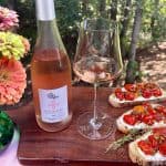 Rosé de Loire Paired with Blistery Herb Cherry Tomato Toasts
